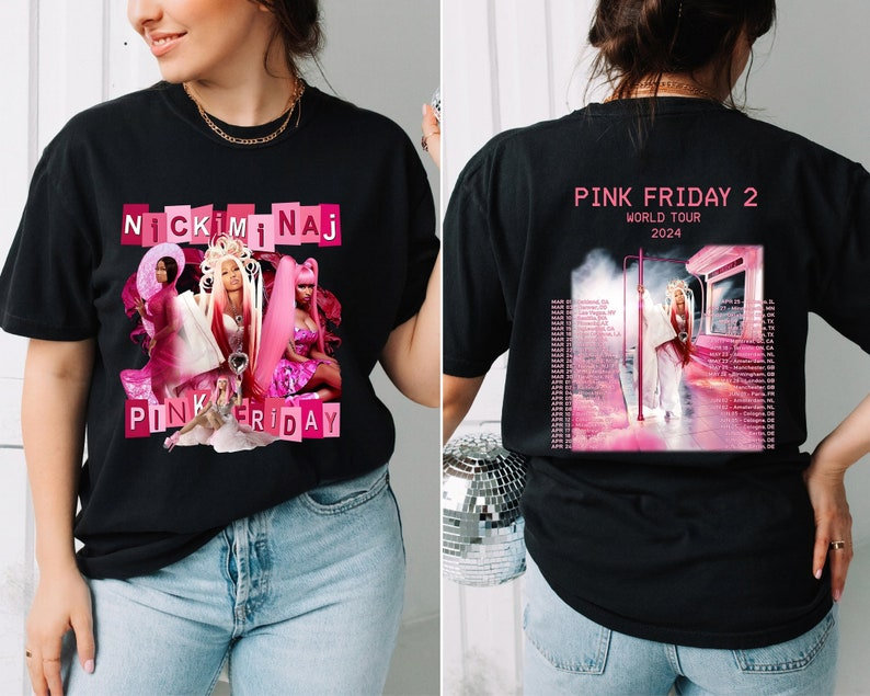 Nicki Minaj Pink Friday 2 Tour Vintage Shirt
