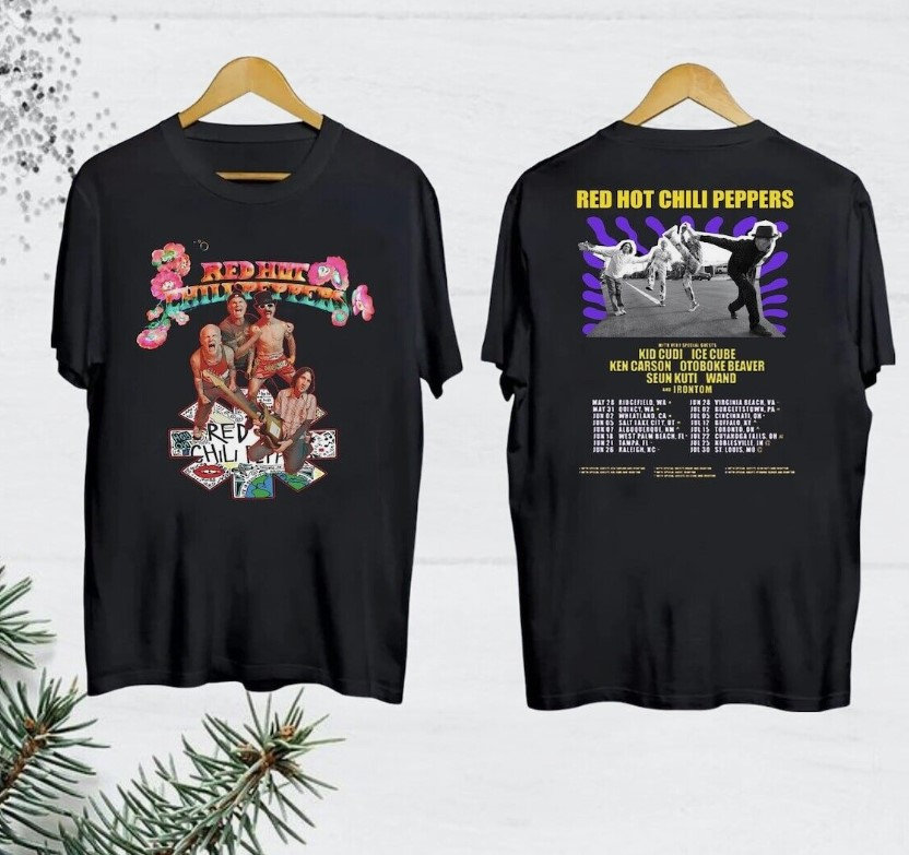 Red Hot Chili Peppers Shirt 2026 Asterisk Logo Tee Outfit