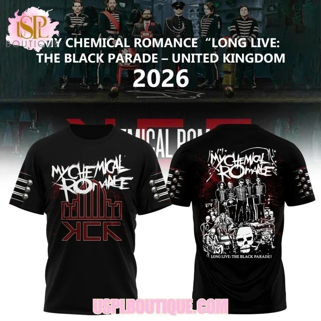 Theatrical Emo Rock Outfits: My Chemical Romance Merch