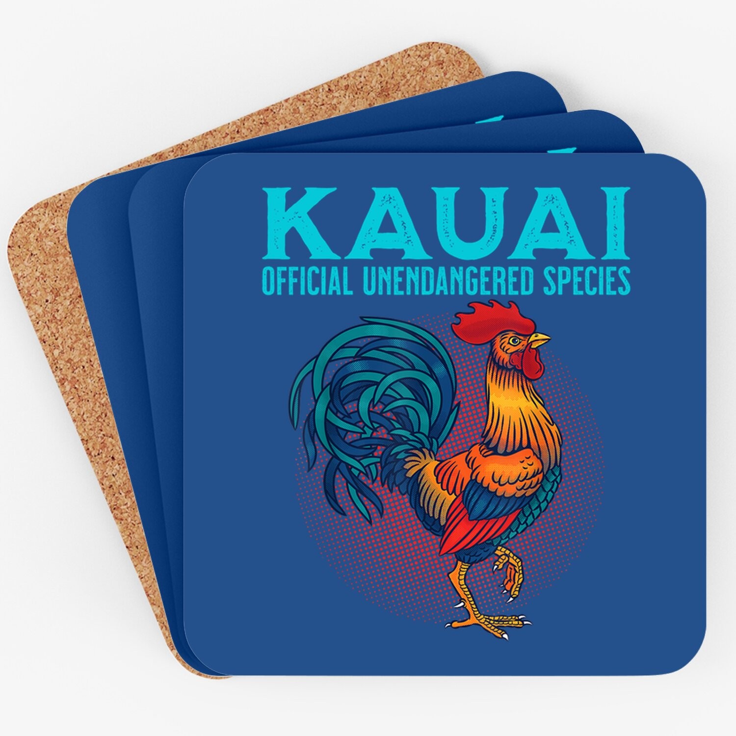 Kauai Chicken Unendangered Species Coaster