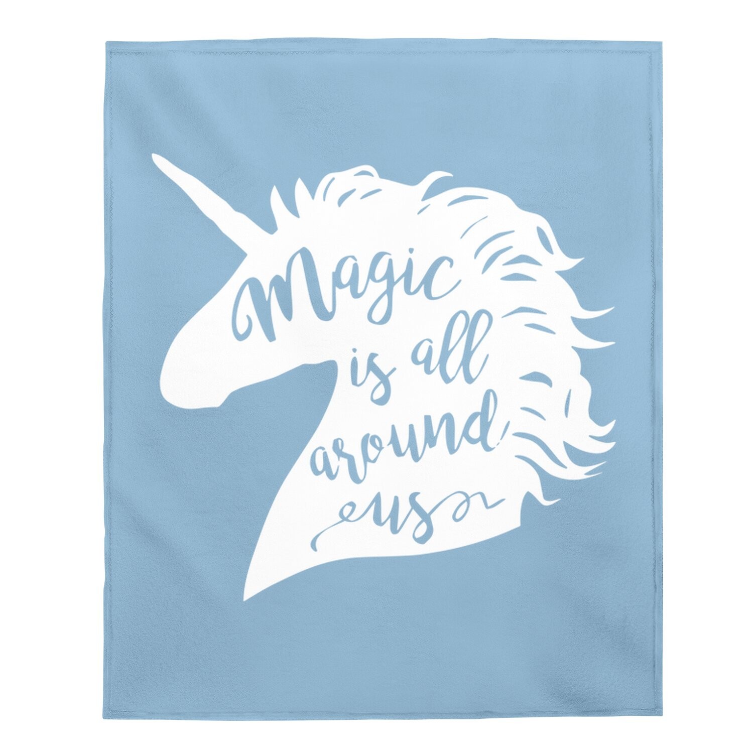 Unicorn Baby Blanket Magic Is All Around Us