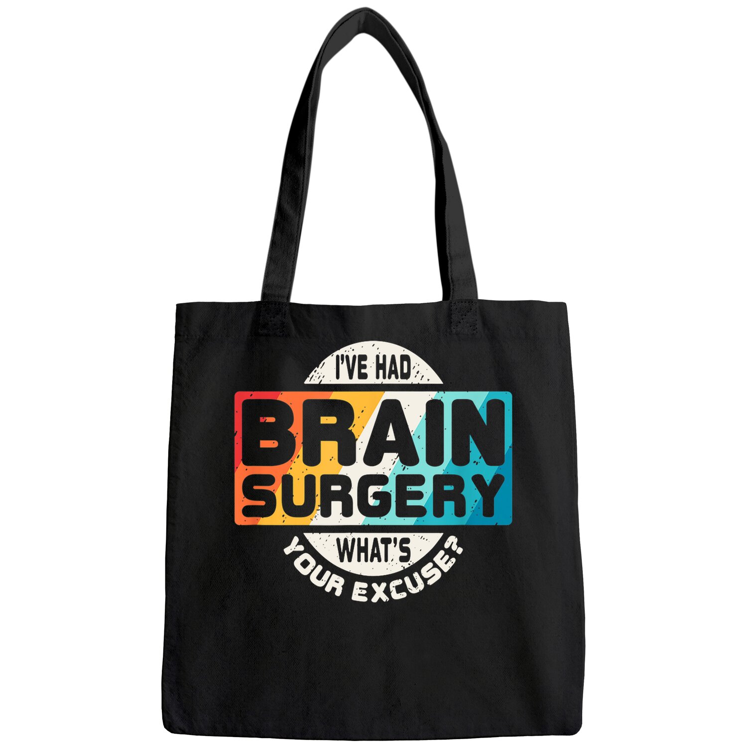 Brain Surgery Tote Bag Survivor Post Cancer Tumor Recovery Gift