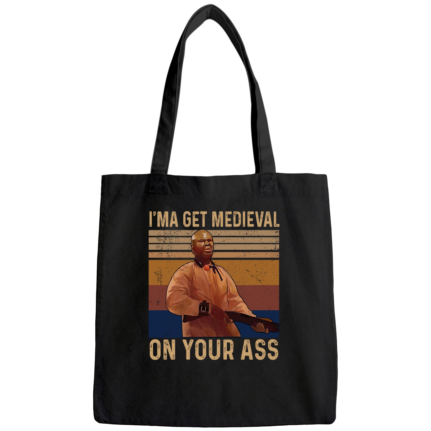 Marsellus Wallace I'ma Get Medieval On Your As Unisex Tote Bag